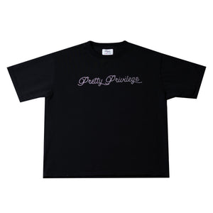 PRETTY PRIVILEGE RHINESTONE TEE